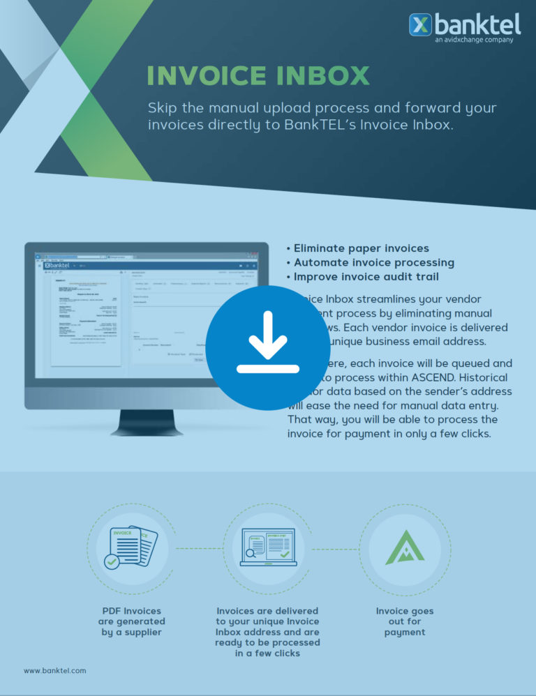 Invoice Inbox One Pager - BankTEL